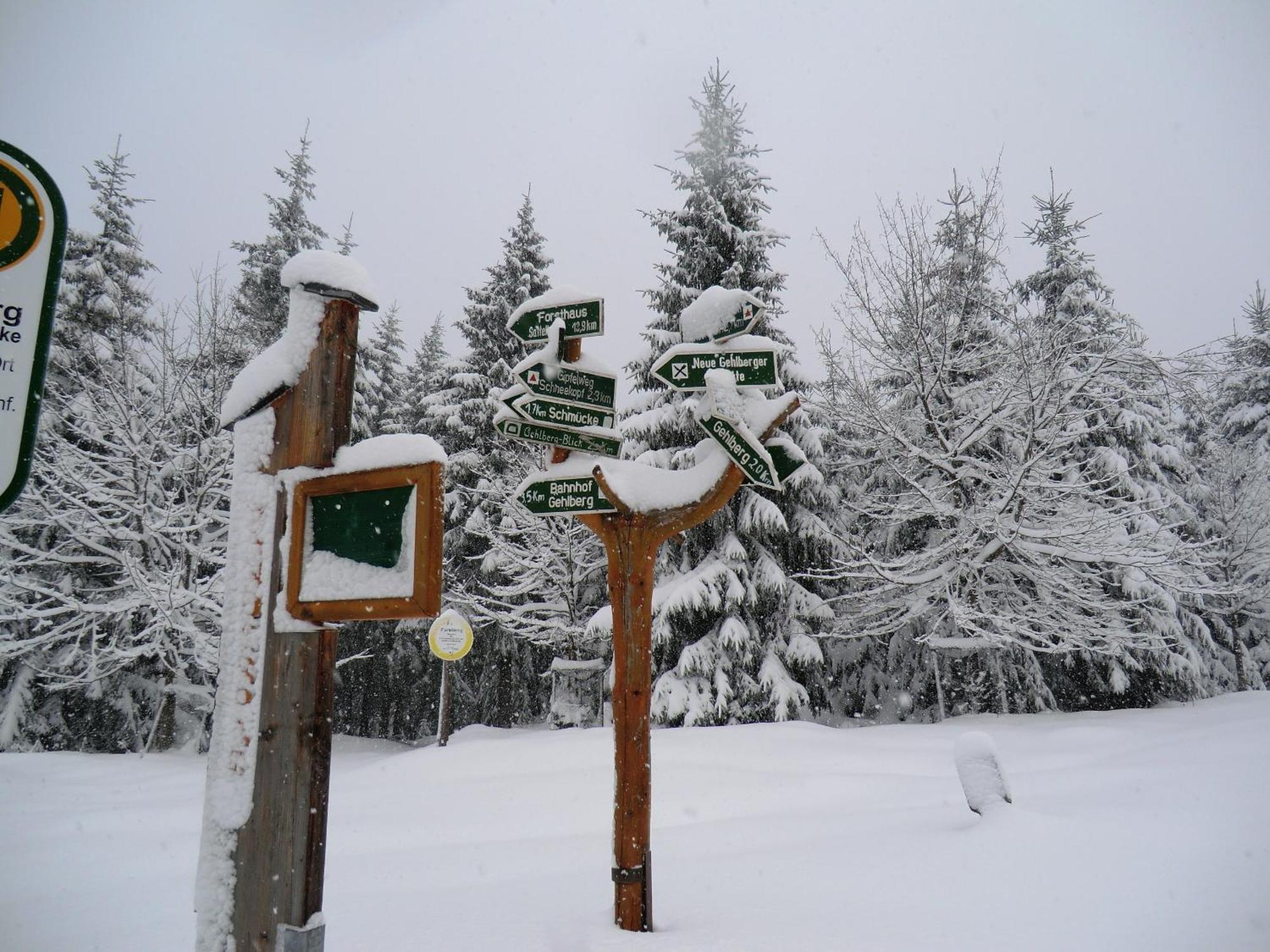 Hotel Zum Schneekopf "Garni" Gehlberg Luaran gambar